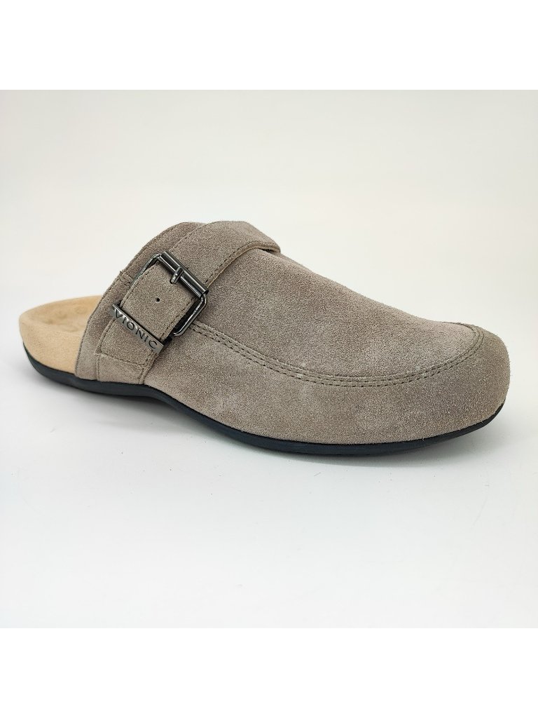 Vionic Tanya Women's Size 9 Us Mules Suede Gray Orthotic Clog Tvw5483